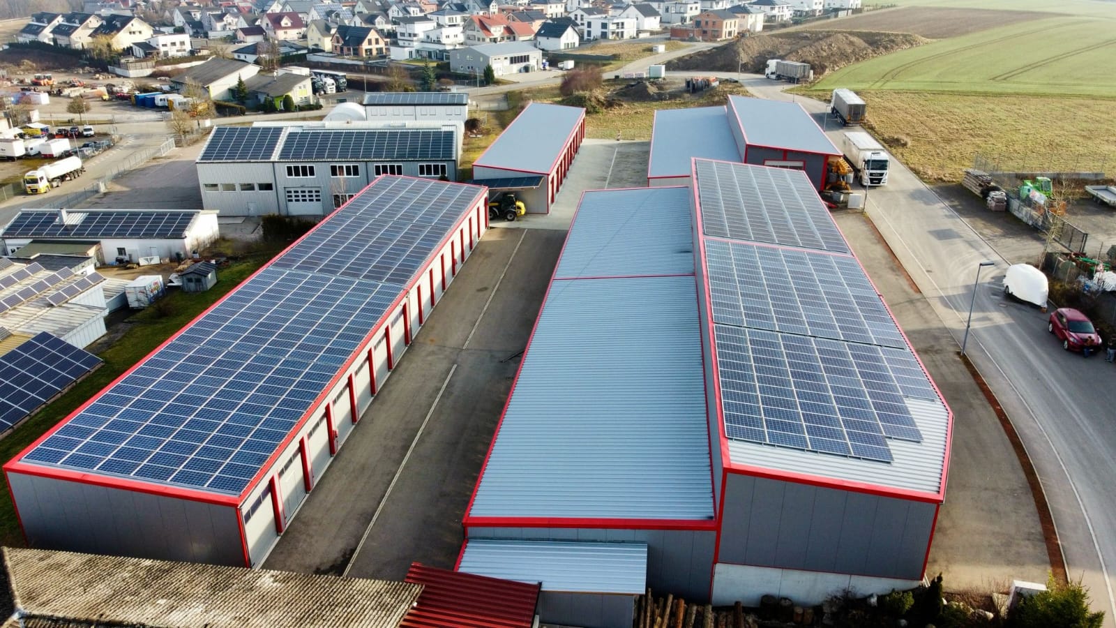 Zufahrt zum Garagenpark Haigerloch